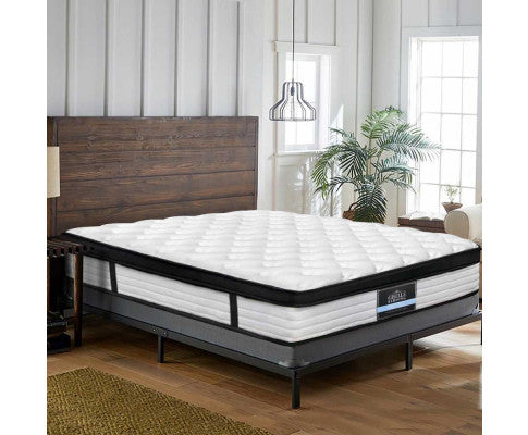 Euro Top Pocket Spring Mattress 31cm Thick Queen