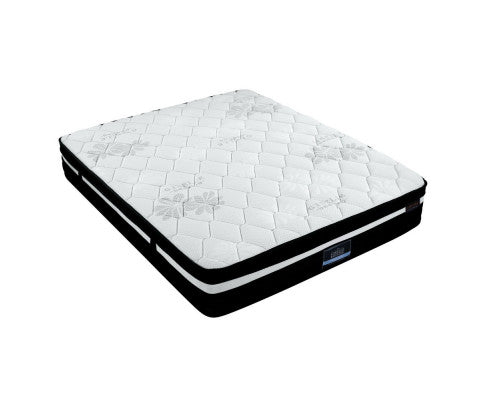 King Single Bed Mattress Size Extra Firm 7 Zone Pocket Spring Foam 28cm