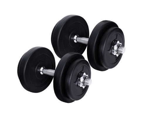 20KG Dumbbells Dumbbell Set Weight Training Plates Home Gym Fitness Exercise