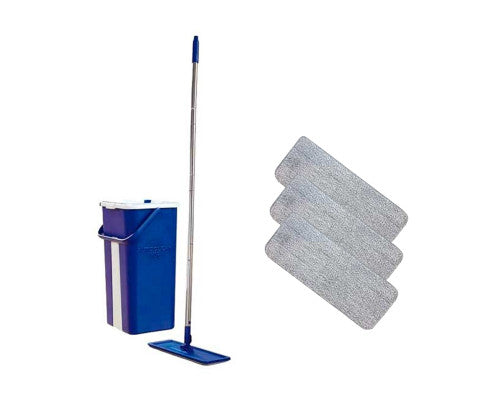 Autoclean Cleaning Mop Set and 2 x Bonus Microfibre Pads