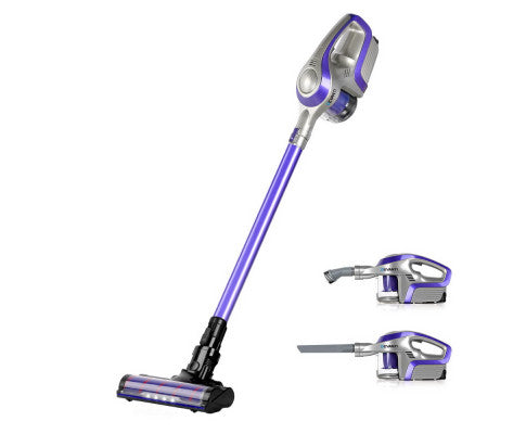 Cordless 150W Handstick Vacuum Cleaner - Purple and Grey