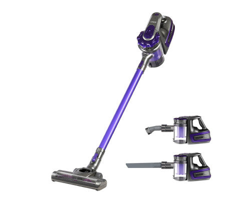 150 Cordless Handheld Stick Vacuum Cleaner 2 Speed Purple And Grey