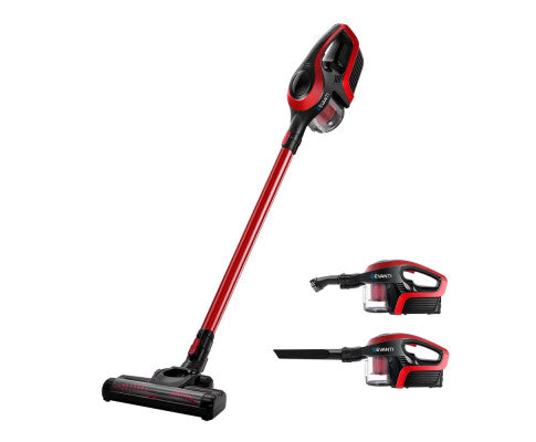 Cordless Stick Vacuum Cleaner - Black and Red