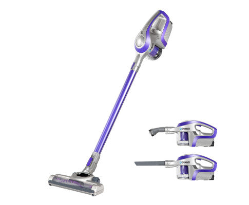 Cordless Stick Vacuum Cleaner - Purple & Grey