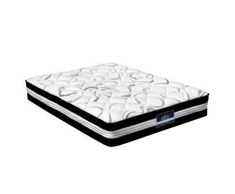 Euro Top Pocket Spring Mattress 30cm Thick Queen