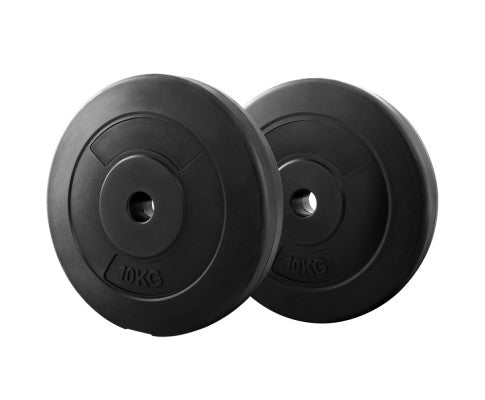 10KG Barbell Weight Plates Standard Home Gym Press Fitness Exercise 2pcs