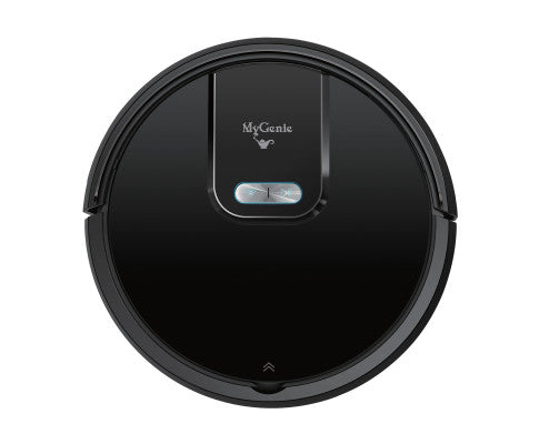 WI-FI GMAX Robotic Vacuum Cleaner Mop App Control Dry & Wet Auto Robot - Black