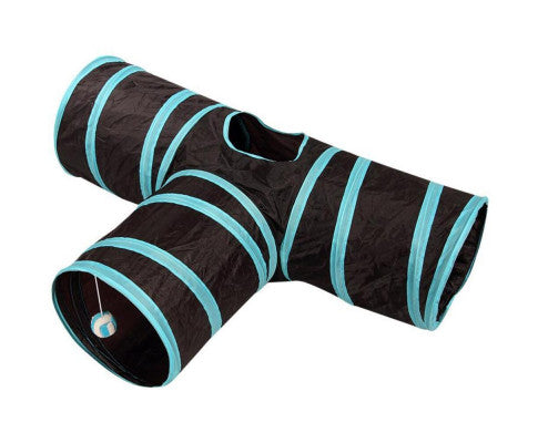 4 Holes Cat Tunnel (Blue)