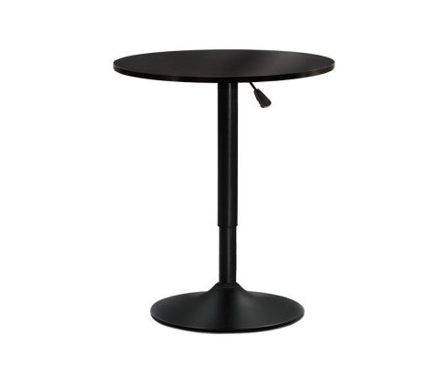 Bar Table Kitchen Tables Swivel Round Metal Black