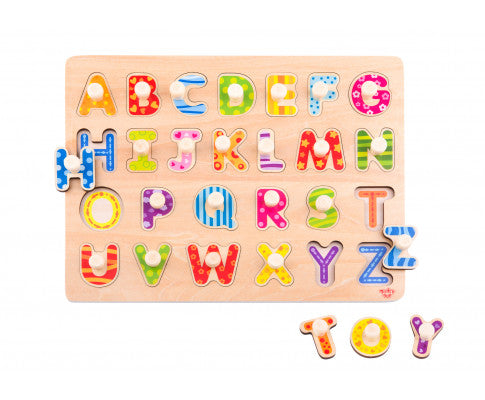 ALPHABET PEG PUZZLE