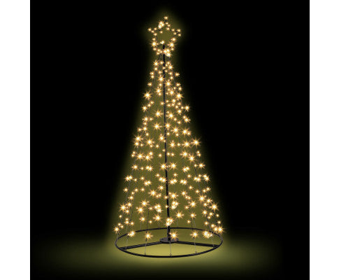 Christmas Tree 2.1M 264 LED Xmas Trees Solar Power Warm White