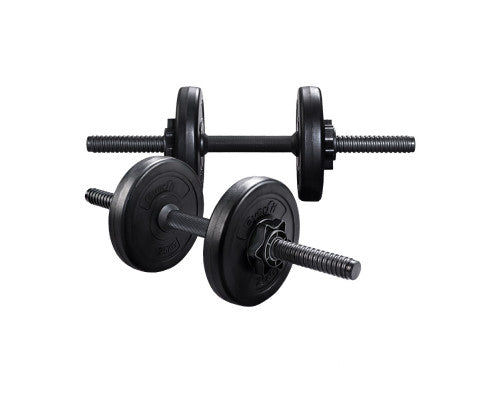 12KG Dumbbells Dumbbell Set Weight Plates Home Gym Fitness Exercise