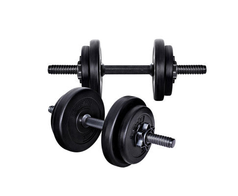 17KG Dumbbells Dumbbell Set Weight Plates Home Gym Fitness Exercise