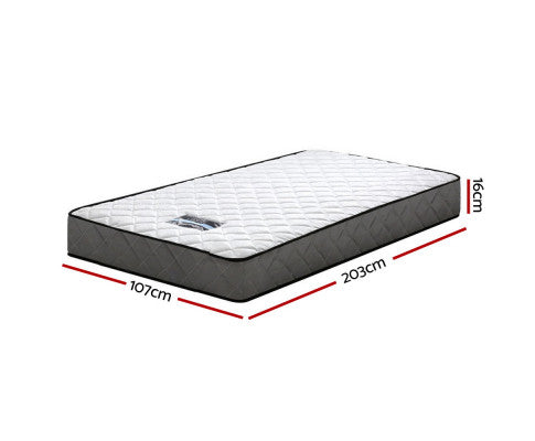 Spring Mattress 16cm Thick King Single