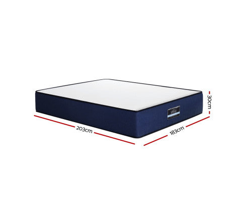 King Mattress Pocket Spring 7-zone Latex Foam Layer Bed Mattresses