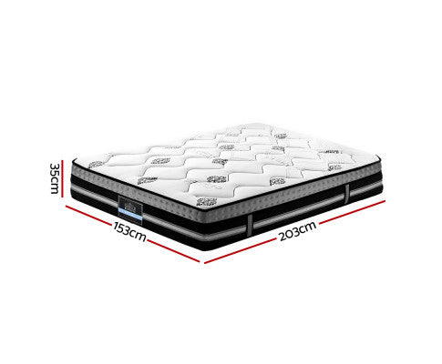 Euro Top Cool Gel Pocket Spring Mattress 35cm Thick Queen