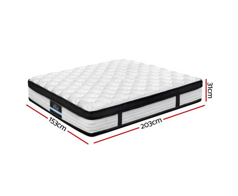 Euro Top Pocket Spring Mattress 31cm Thick Queen