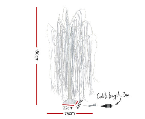 Christmas Tree 1.8M 360 LEDTrees With Lights Warm White