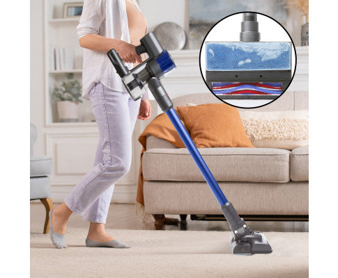 H20 PRO Wet Mop 2-IN-1 Cordless Stick Vacuum Cleaner Handheld Recharge - Blue