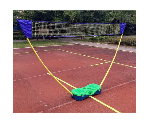 Folding Portable Badminton Combo Set Volleyball Net Outdoor Sports