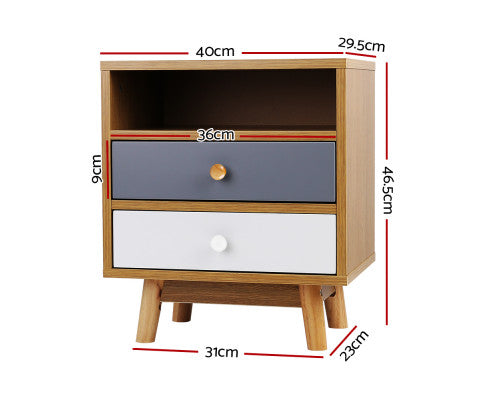 Wooden Bedside Table