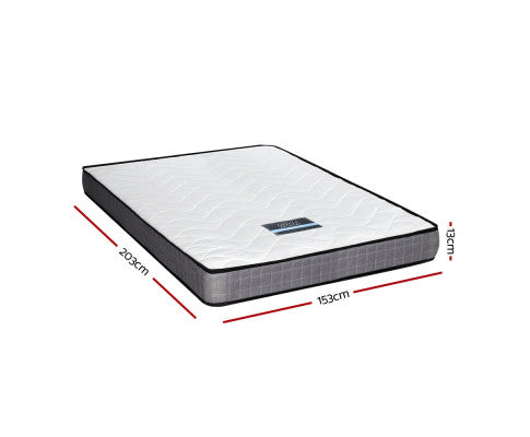 Medium Firm Mattresses Tight Top Bed Bonnel Spring 13cm QUEEN