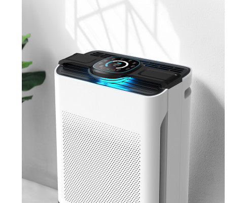 Pure Max Air Purifier Carbon Filter 5-In-1 Cleaning System 100 m2 White