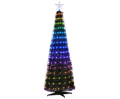 Christmas Tree 1.8M 298 LED Xmas Multi Colour Lights Optic Fibre