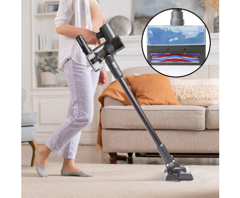 H20 PRO Wet Mop 2-IN-1 Cordless Stick Vacuum Cleaner Handheld Recharge - Grey