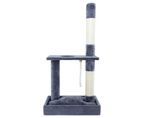 i.Pet Cat Tree Scratching Post Scratcher Tower Condo House Grey 102cm