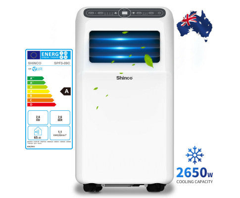 Shinco 2.6kw Portable Air Conditioner Remote