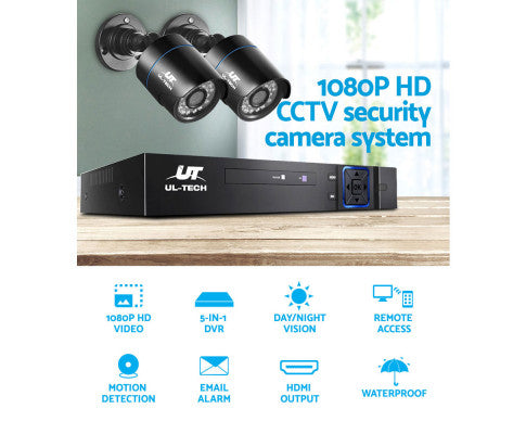 1080P 4 Channel CCTV Security Camera