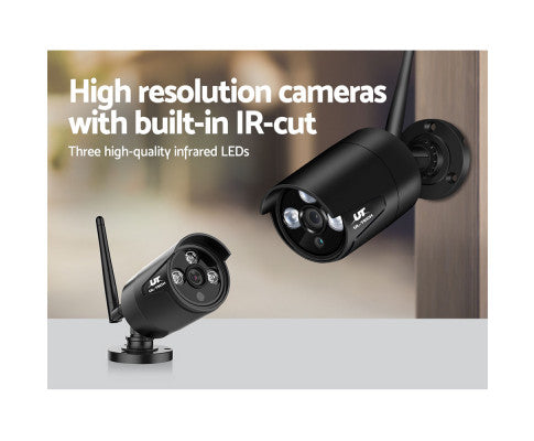 3MP Wireless Security Camera System IP CCTV Home