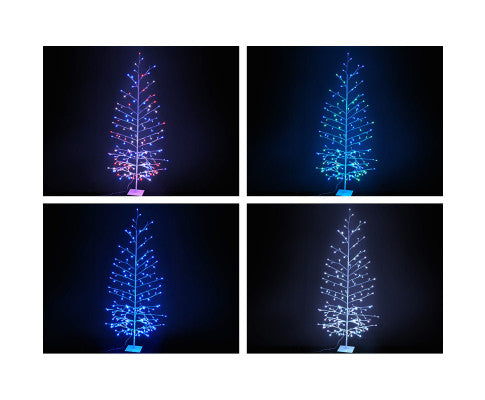 Christmas Tree 1.8M 176 LED Xmas Multicolour Lights Optic Fibre