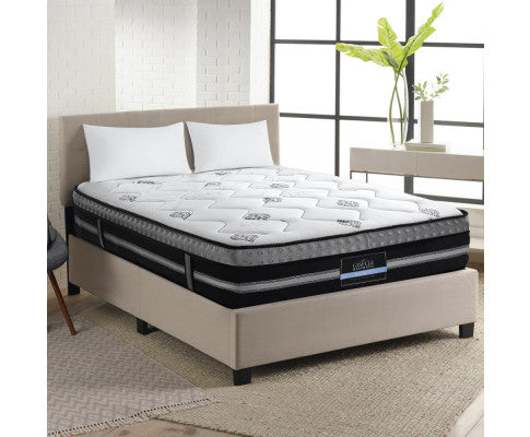 Euro Top Cool Gel Pocket Spring Mattress 35cm Thick Queen