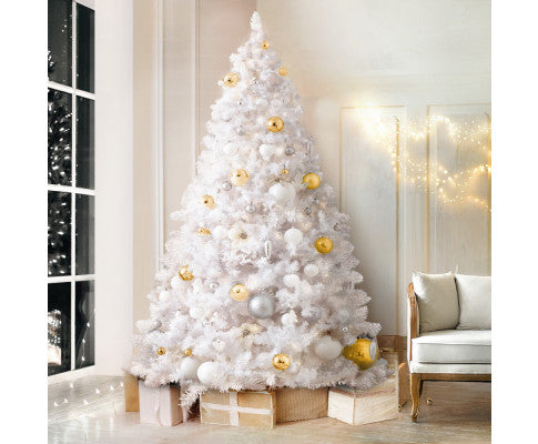 Christmas Tree 2.1M Xmas Trees Decorations White 1000 Tips