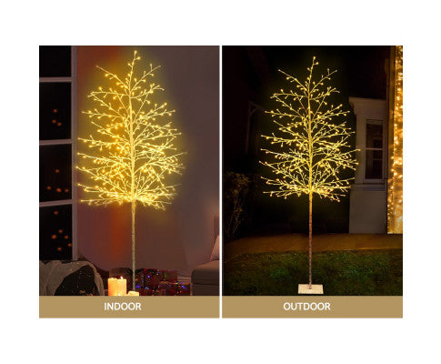 Christmas Tree 2.1M 480 LED Trees With Lights Warm White