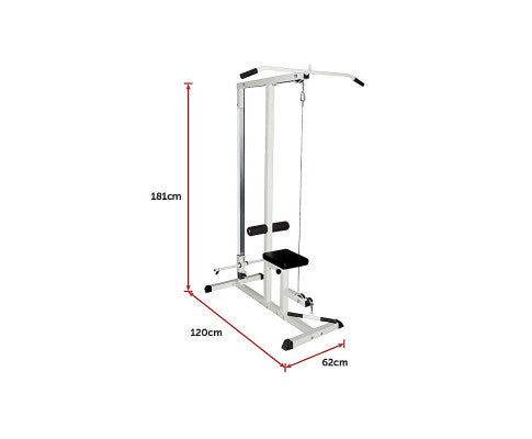 Home Fitness Multi Gym Lat Pull Down Workout Machine Bench Exercise