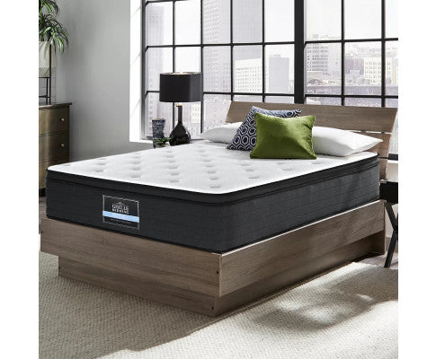 KING Mattress Bed 7 Zone Euro Top Pocket Spring Firm Foam