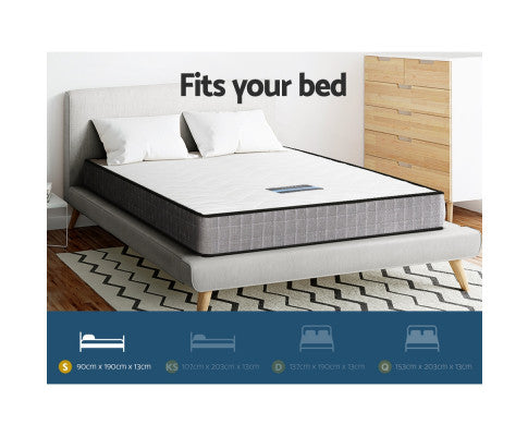 Medium Firm Mattresses Spring 13cm SINGLE