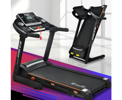 Electric Treadmill 420mm 18kmh Home Gym Exercise Machine Fitness Equipment Physical