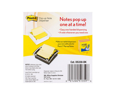 POST-IT Note DS330-BK P-U Dispenser